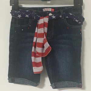 Fourth of July Denim Shorts